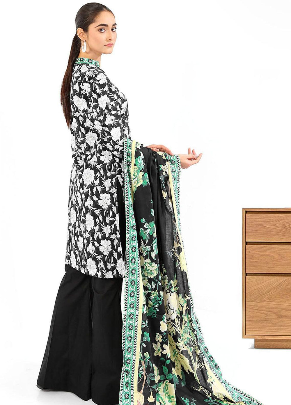 Khas Printed Lawn Suits Unstitched 3 Piece KHS23MC KLA-1999 - Summer Collection