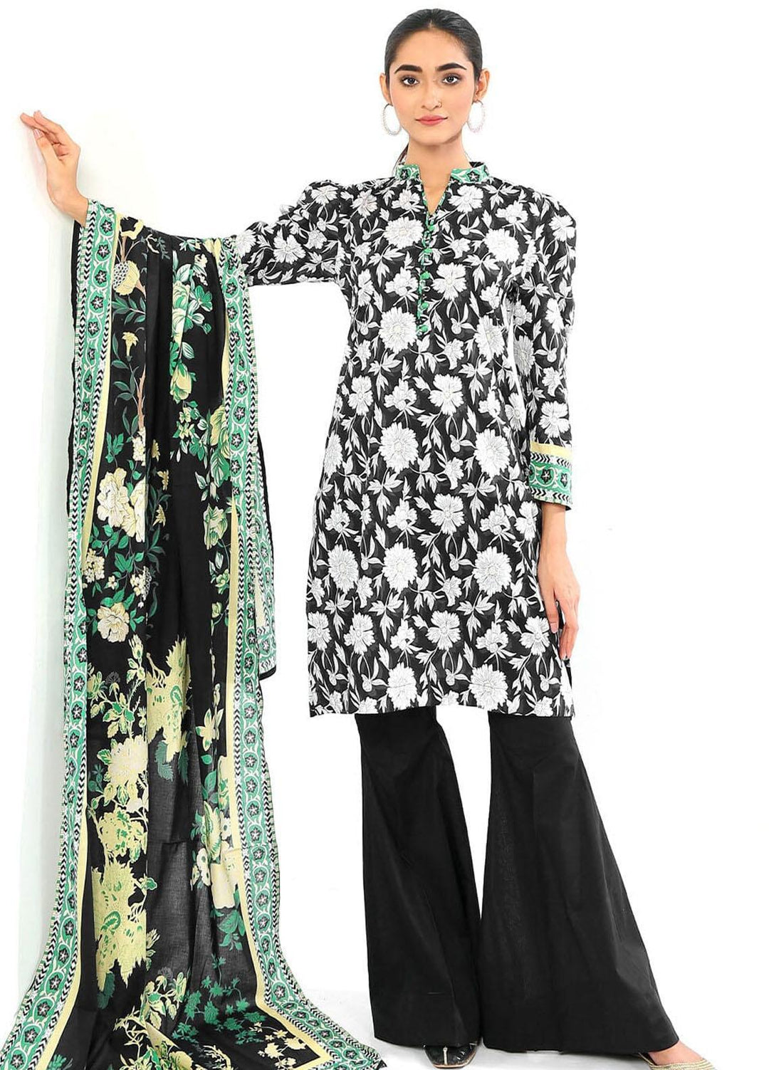 Khas Printed Lawn Suits Unstitched 3 Piece KHS23MC KLA-1999 - Summer Collection