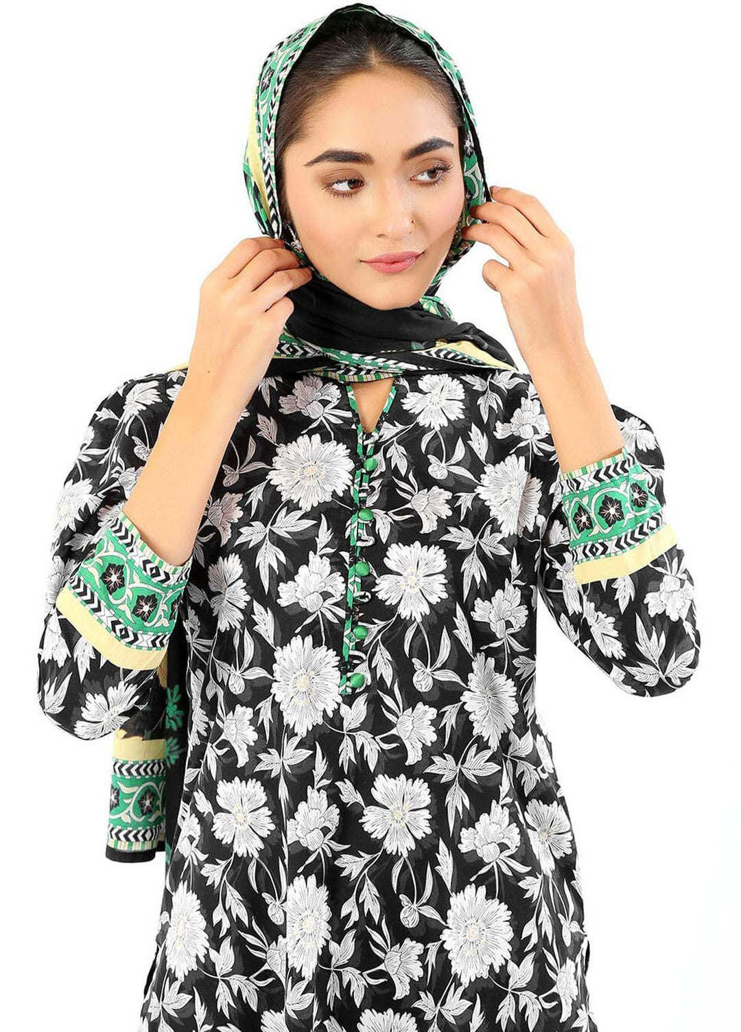 Khas Printed Lawn Suits Unstitched 3 Piece KHS23MC KLA-1999 - Summer Collection