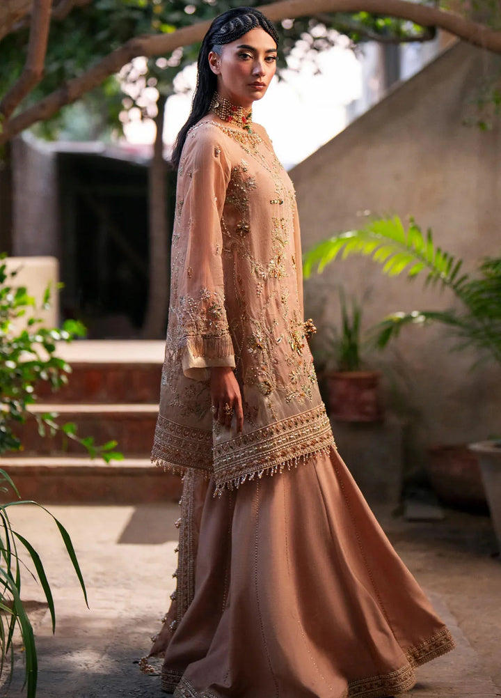 Khatoon By Eleshia Embroidered Cotton Net Suit Unstitched 3 Piece ELS24K Rawza - Luxury Collection