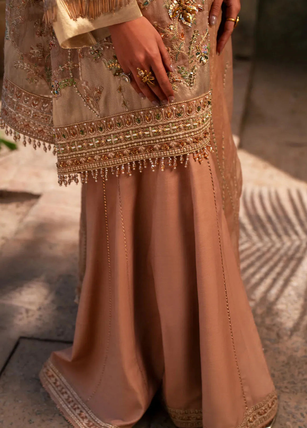 Khatoon By Eleshia Embroidered Cotton Net Suit Unstitched 3 Piece ELS24K Rawza - Luxury Collection