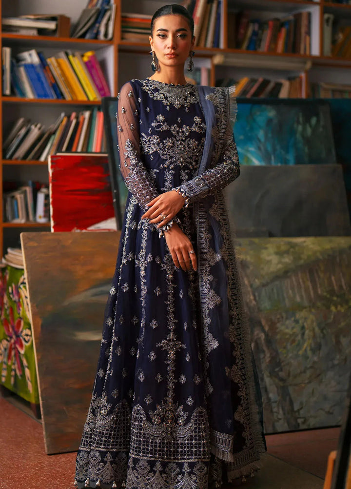 Khatoon By Eleshia Embroidered Net Suit Unstitched 3 Piece ELS24K Marosh - Luxury Collection