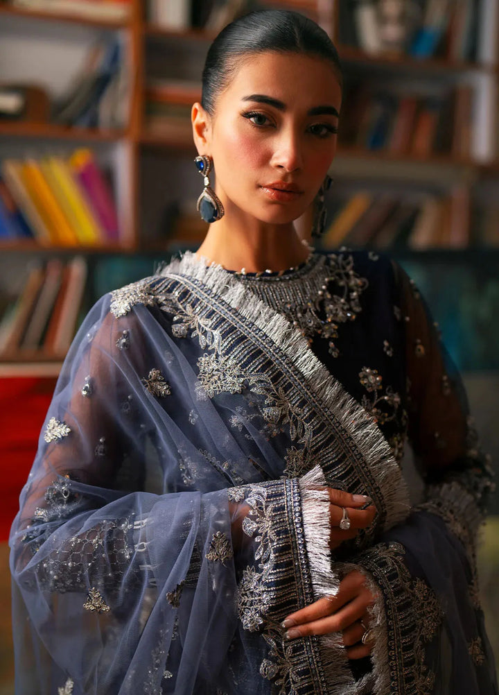 Khatoon By Eleshia Embroidered Net Suit Unstitched 3 Piece ELS24K Marosh - Luxury Collection