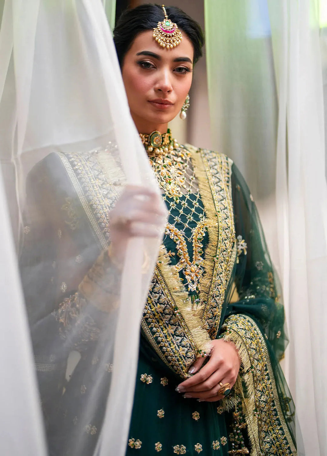 Khatoon By Eleshia Embroidered Net Suit Unstitched 3 Piece ELS24K Nagheen - Luxury Collection