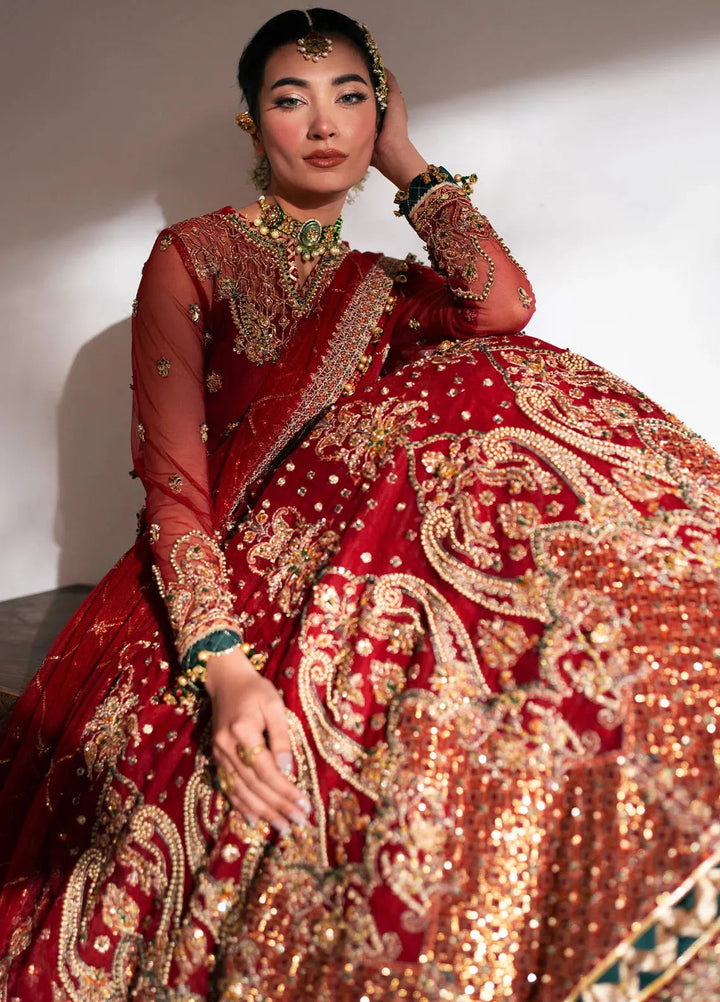 Khatoon By Eleshia Embroidered Net Suit Unstitched 3 Piece ELS24K Raeesa - Luxury Collection