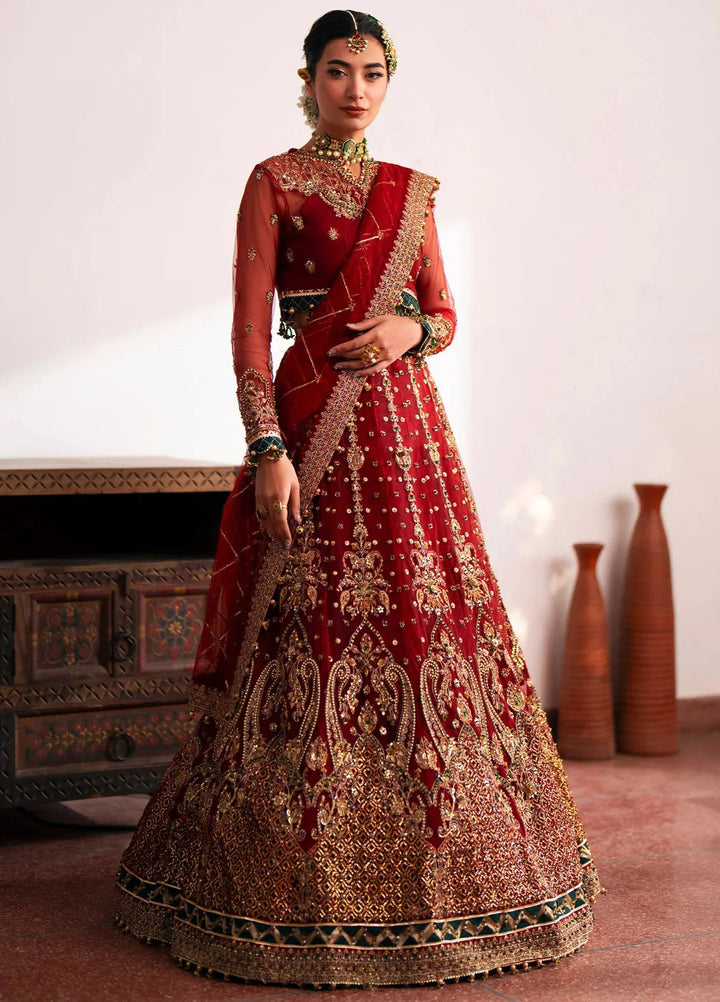 Khatoon By Eleshia Embroidered Net Suit Unstitched 3 Piece ELS24K Raeesa - Luxury Collection