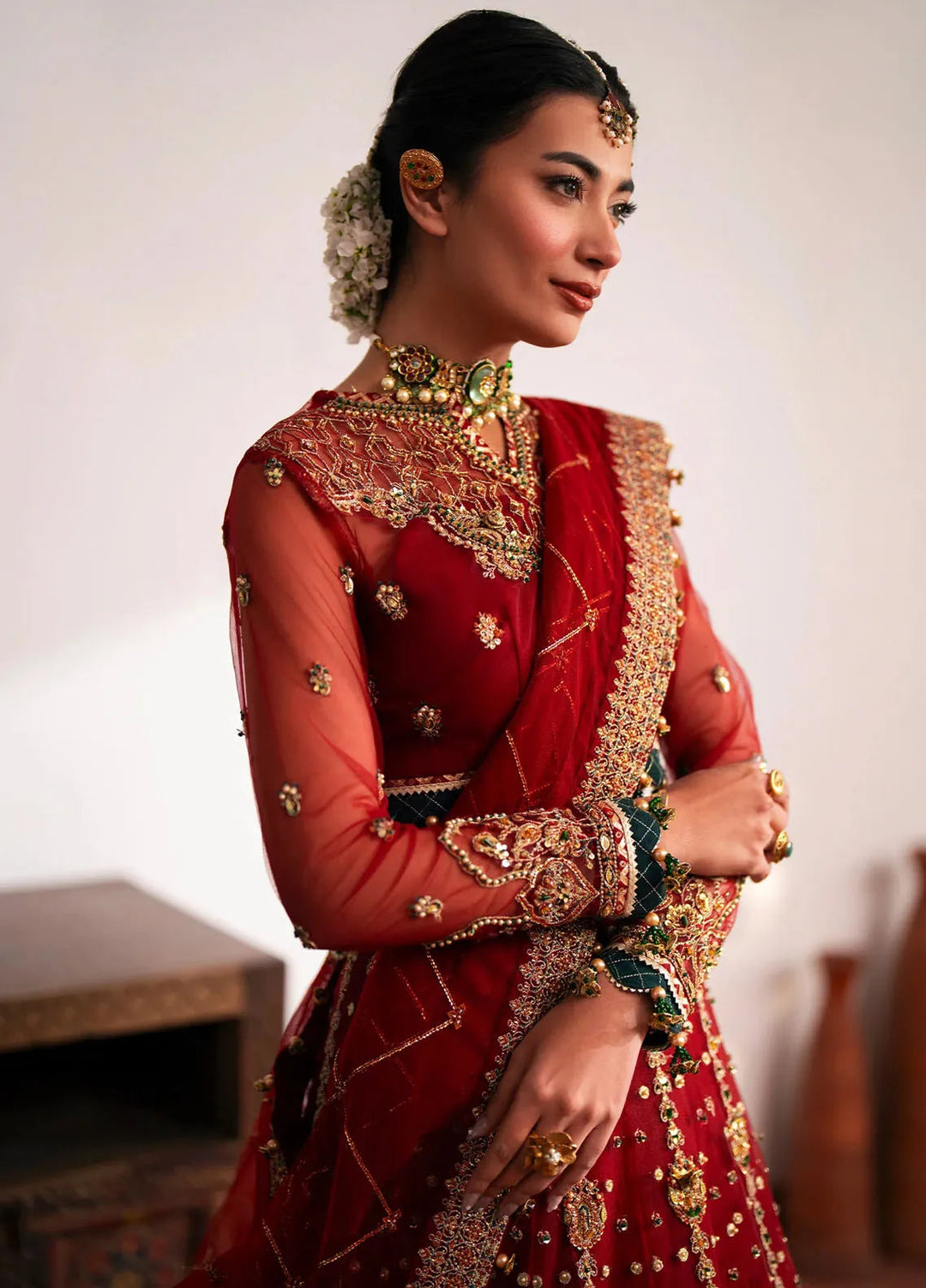 Khatoon By Eleshia Embroidered Net Suit Unstitched 3 Piece ELS24K Raeesa - Luxury Collection