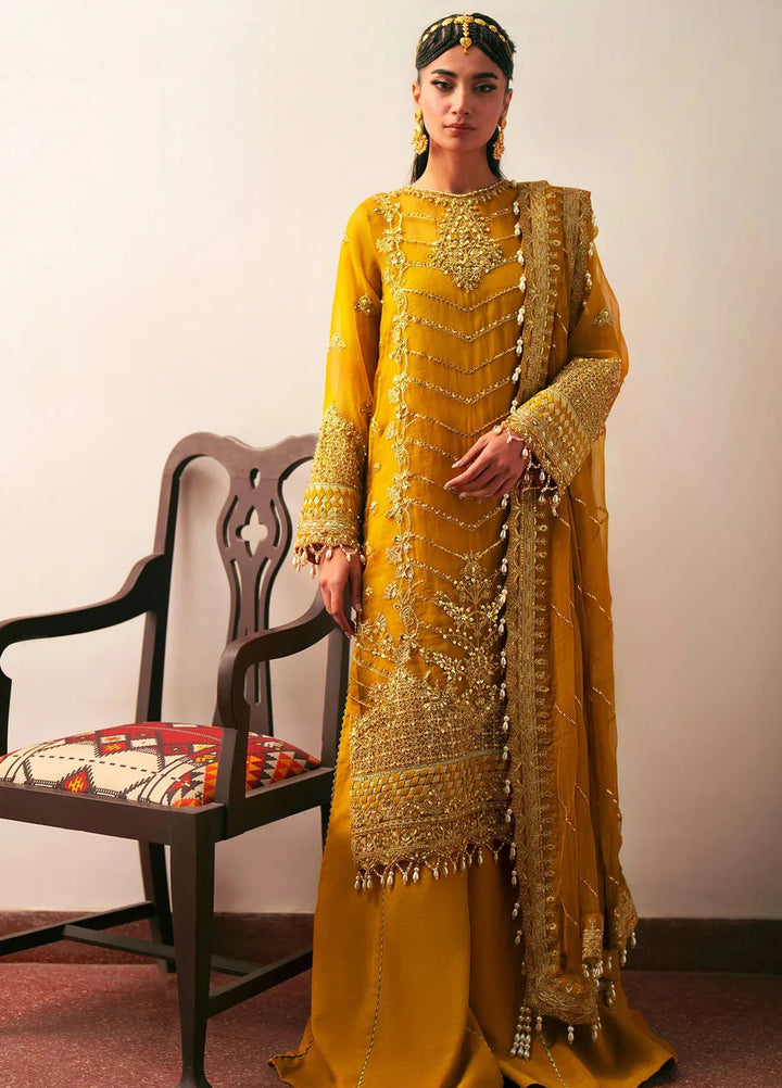 Khatoon By Eleshia Embroidered Organza Suit Unstitched 3 Piece ELS24K Janan - Luxury Collection