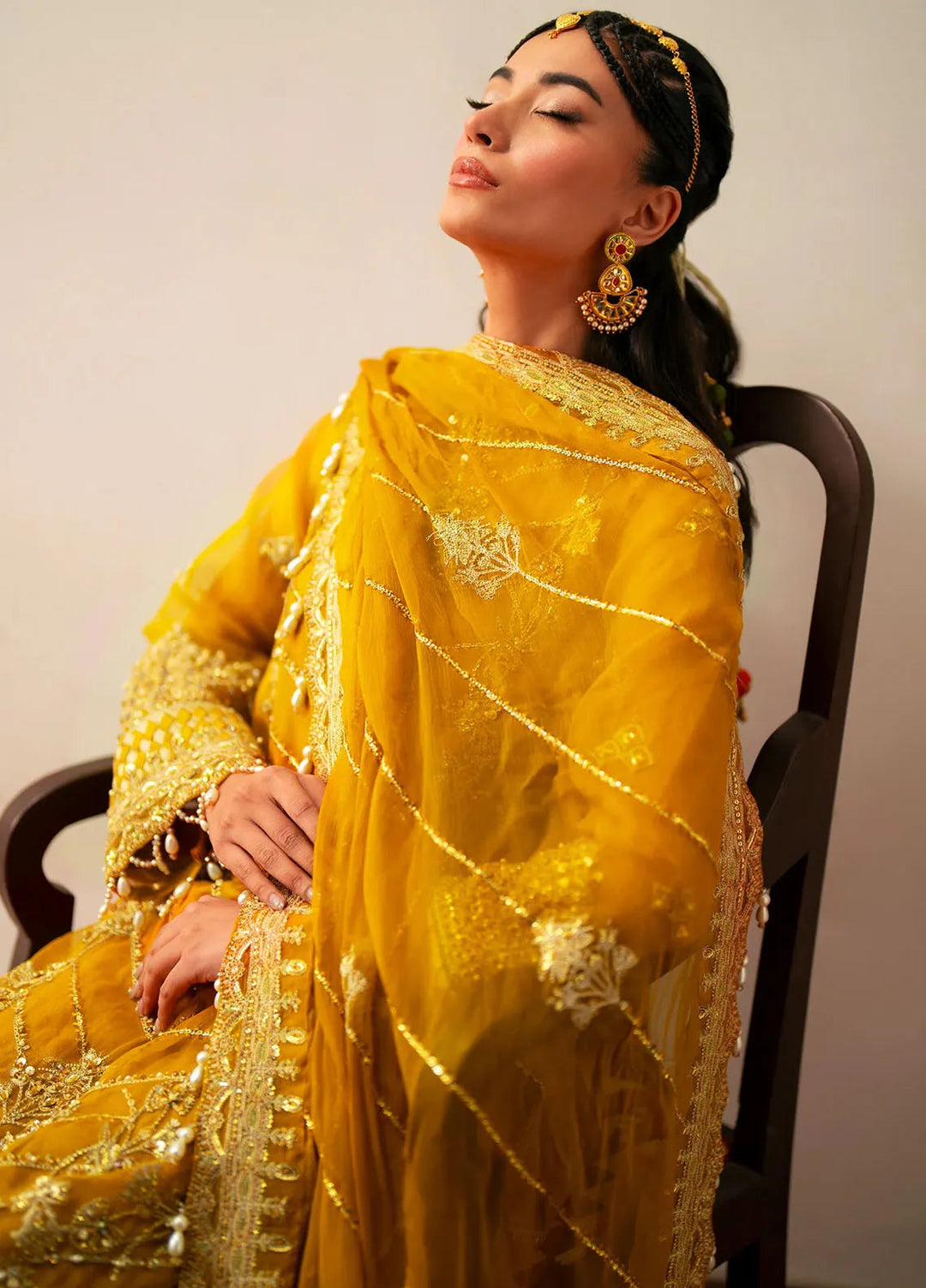 Khatoon By Eleshia Embroidered Organza Suit Unstitched 3 Piece ELS24K Janan - Luxury Collection