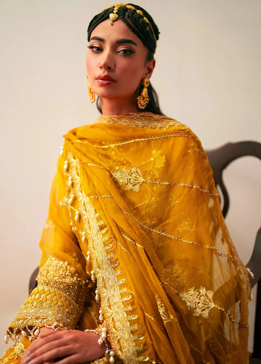 Khatoon By Eleshia Embroidered Organza Suit Unstitched 3 Piece ELS24K Janan - Luxury Collection