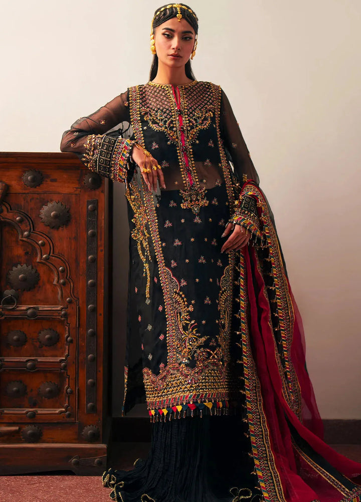 Khatoon By Eleshia Embroidered Organza Suit Unstitched 3 Piece ELS24K Mumtaz - Luxury Collection