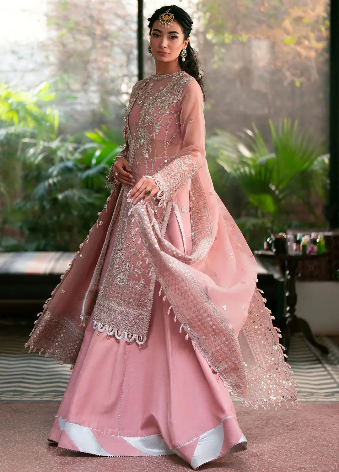 Khatoon By Eleshia Embroidered Organza Suit Unstitched 3 Piece ELS24K Nazneen - Luxury Collection