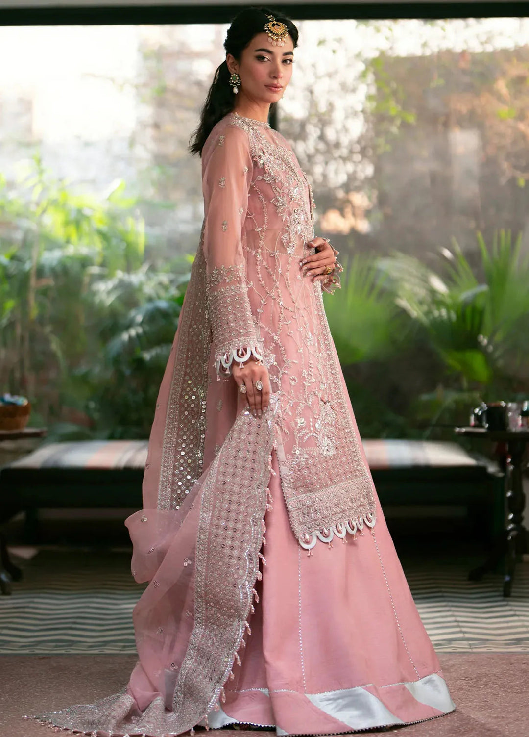 Khatoon By Eleshia Embroidered Organza Suit Unstitched 3 Piece ELS24K Nazneen - Luxury Collection