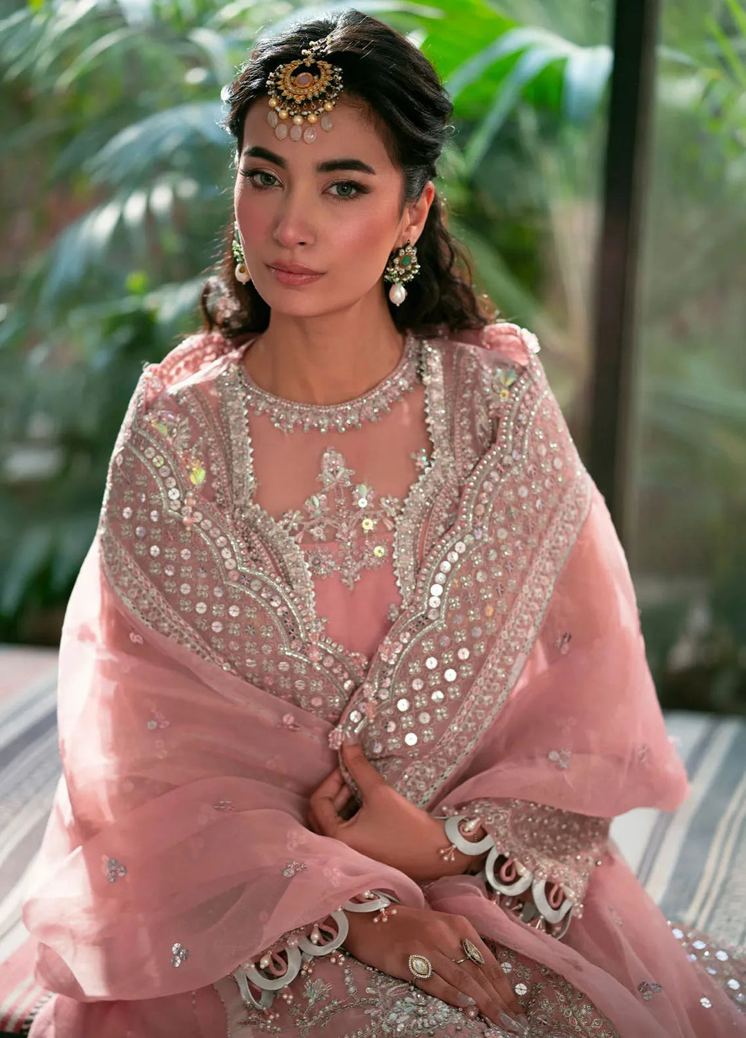 Khatoon By Eleshia Embroidered Organza Suit Unstitched 3 Piece ELS24K Nazneen - Luxury Collection