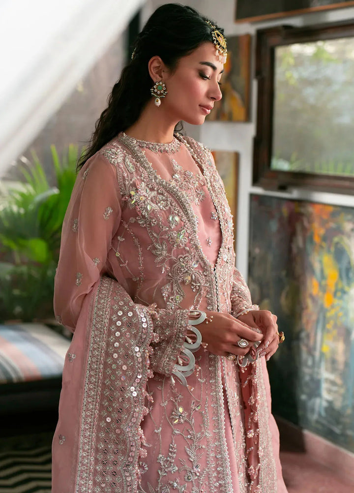 Khatoon By Eleshia Embroidered Organza Suit Unstitched 3 Piece ELS24K Nazneen - Luxury Collection