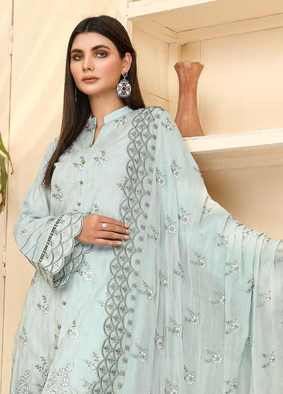 Khoobsurat By Aalaya Embroidered Lawn Suits Unstitched 3 Piece ALY22KB KA-05 - Summer Collection