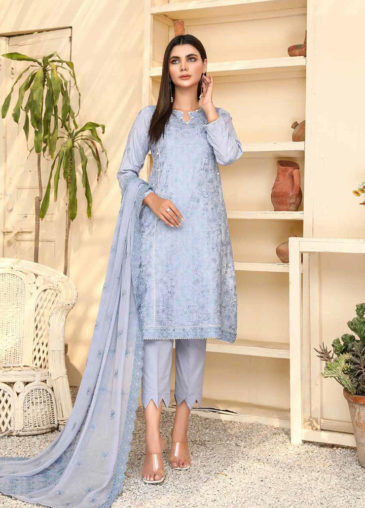 Khoobsurat By Aalaya Embroidered Lawn Suits Unstitched 3 Piece ALY22KB KA-10 - Summer Collection