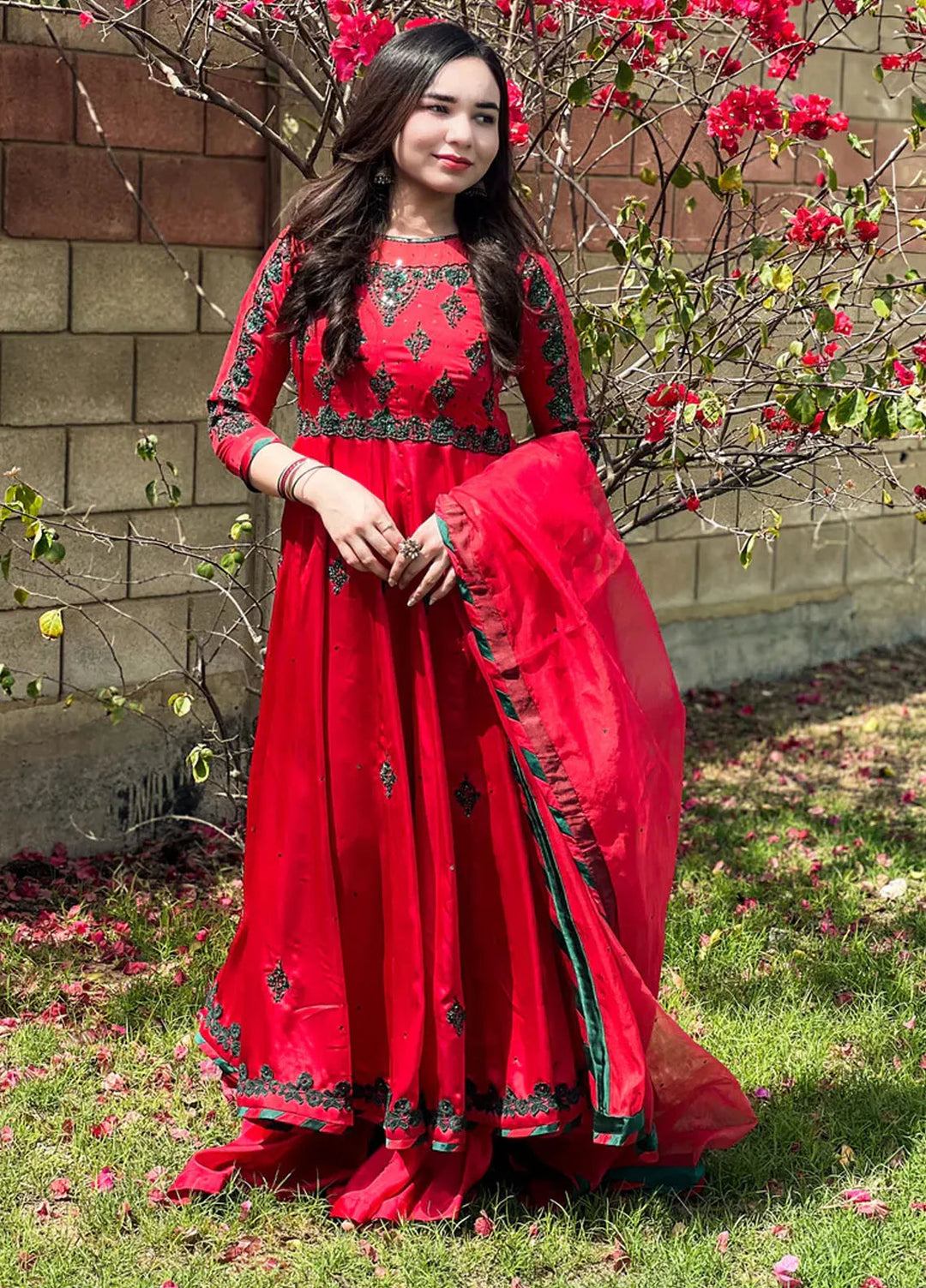 Khuwab by Kazma Pret Embroidered Charmeuse Silk 3 Piece Suit Inabi