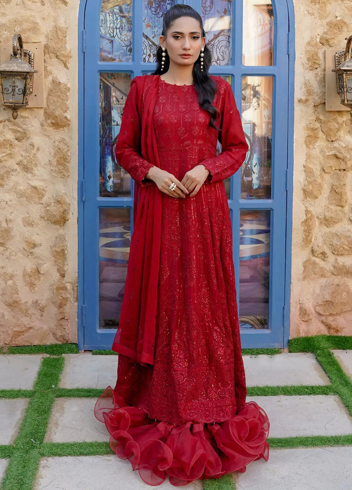 Khuwab by Kazma Pret Embroidered Chiffon 3 Piece Suit CE 008