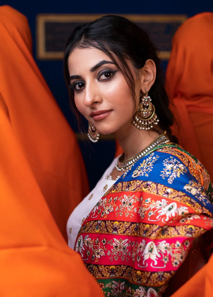 Khuwab by Kazma Pret Embroidered Chiffon 3 Piece Suit Lumina