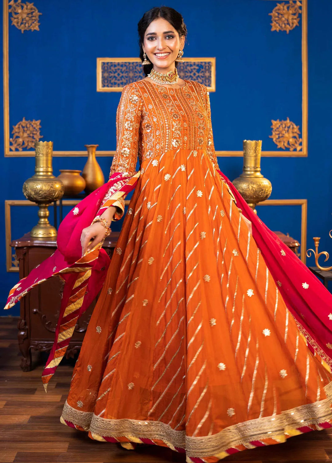 Khuwab by Kazma Pret Embroidered Chiffon 3 Piece Suit Phiswas