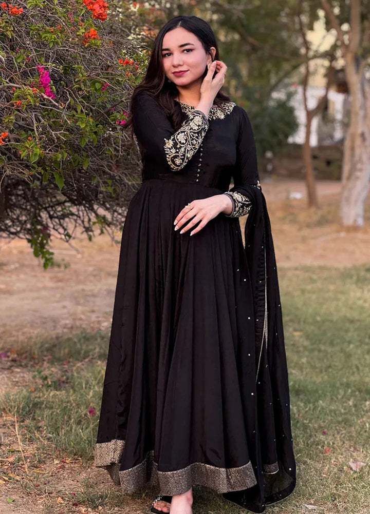 Khuwab by Kazma Pret Embroidered Chinese Silk 3 Piece Suit Lailah