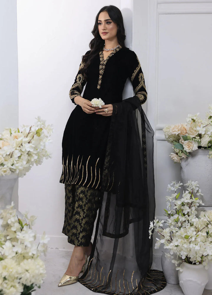 Khuwab by Kazma Pret Embroidered Velvet 3 Piece Suit Velvet Majesty
