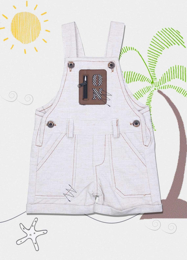 Sanaulla Exclusive Range Cotton  Rompers for Kids -  113302 Fawn