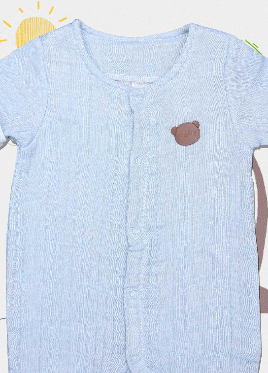 Sanaulla Exclusive Range Cotton  Rompers for Kids -  213707 Grey