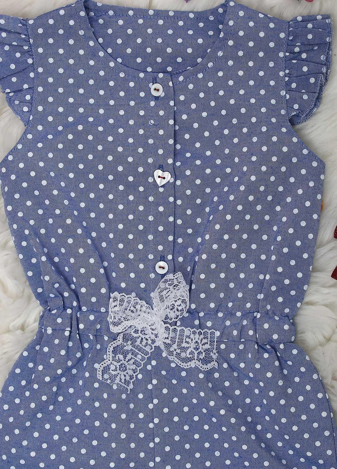 Sanaulla Exclusive Range Cotton  Kids Rompers -  221053 Light Blue