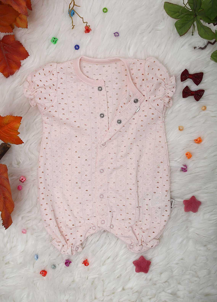 Sanaulla Exclusive Range Cotton  Rompers for Kids -  236201 Pink