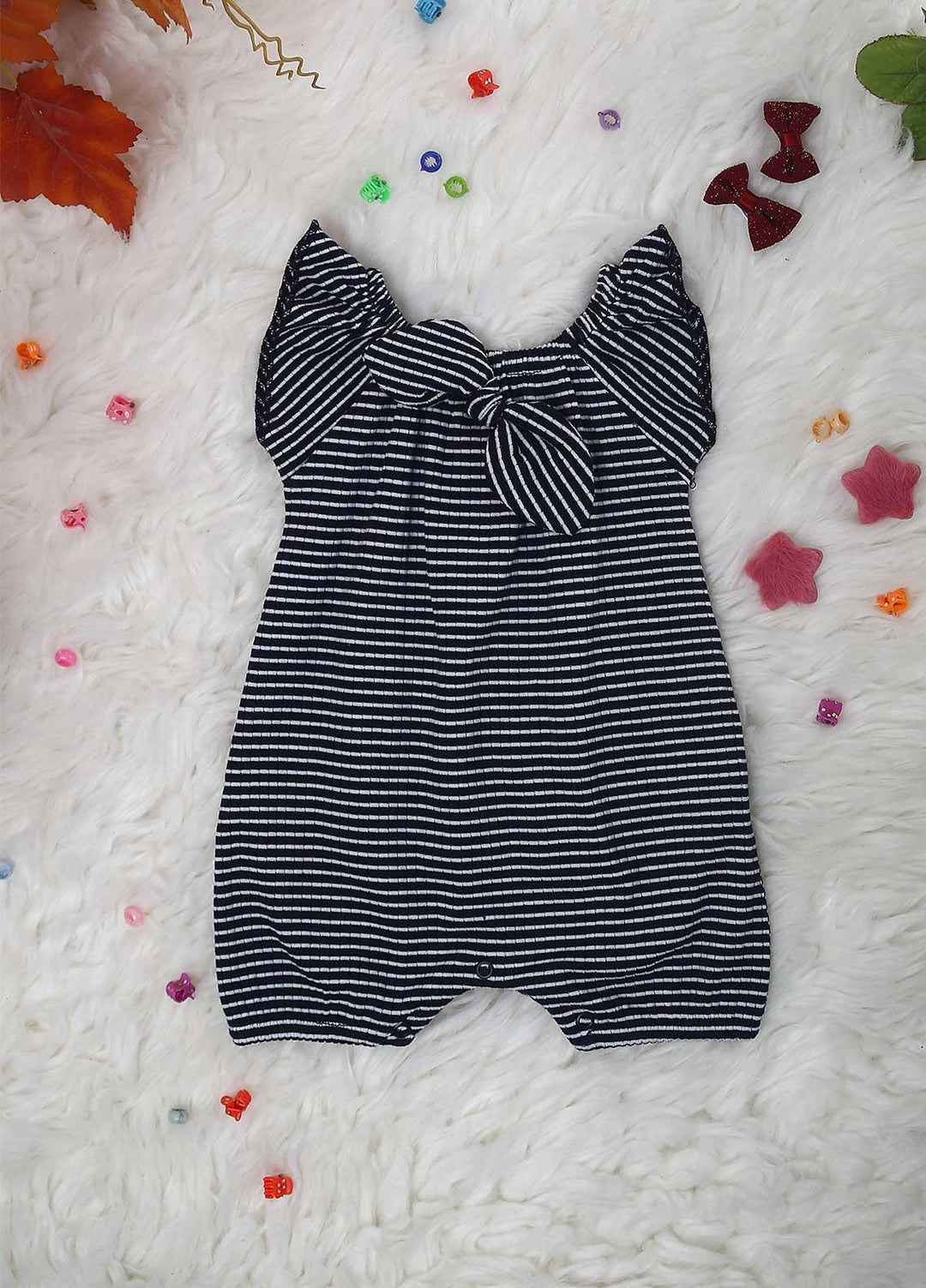 Sanaulla Exclusive Range Cotton  Kids Rompers -  3716 Blue