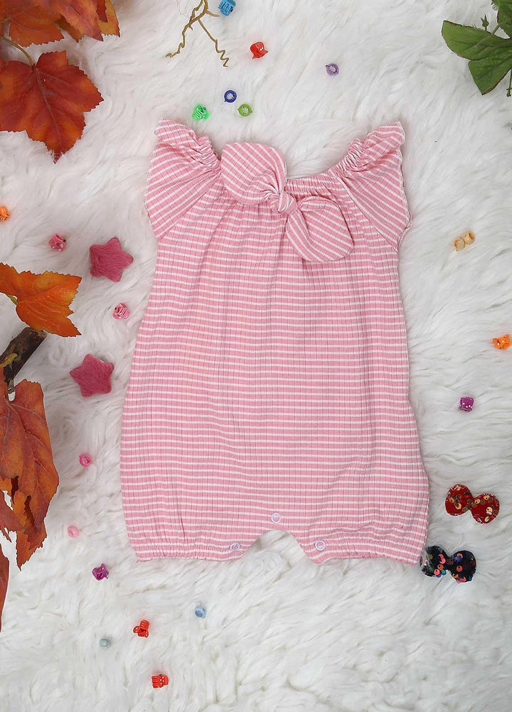 Sanaulla Exclusive Range Cotton  Rompers for Kids -  3716 Pink