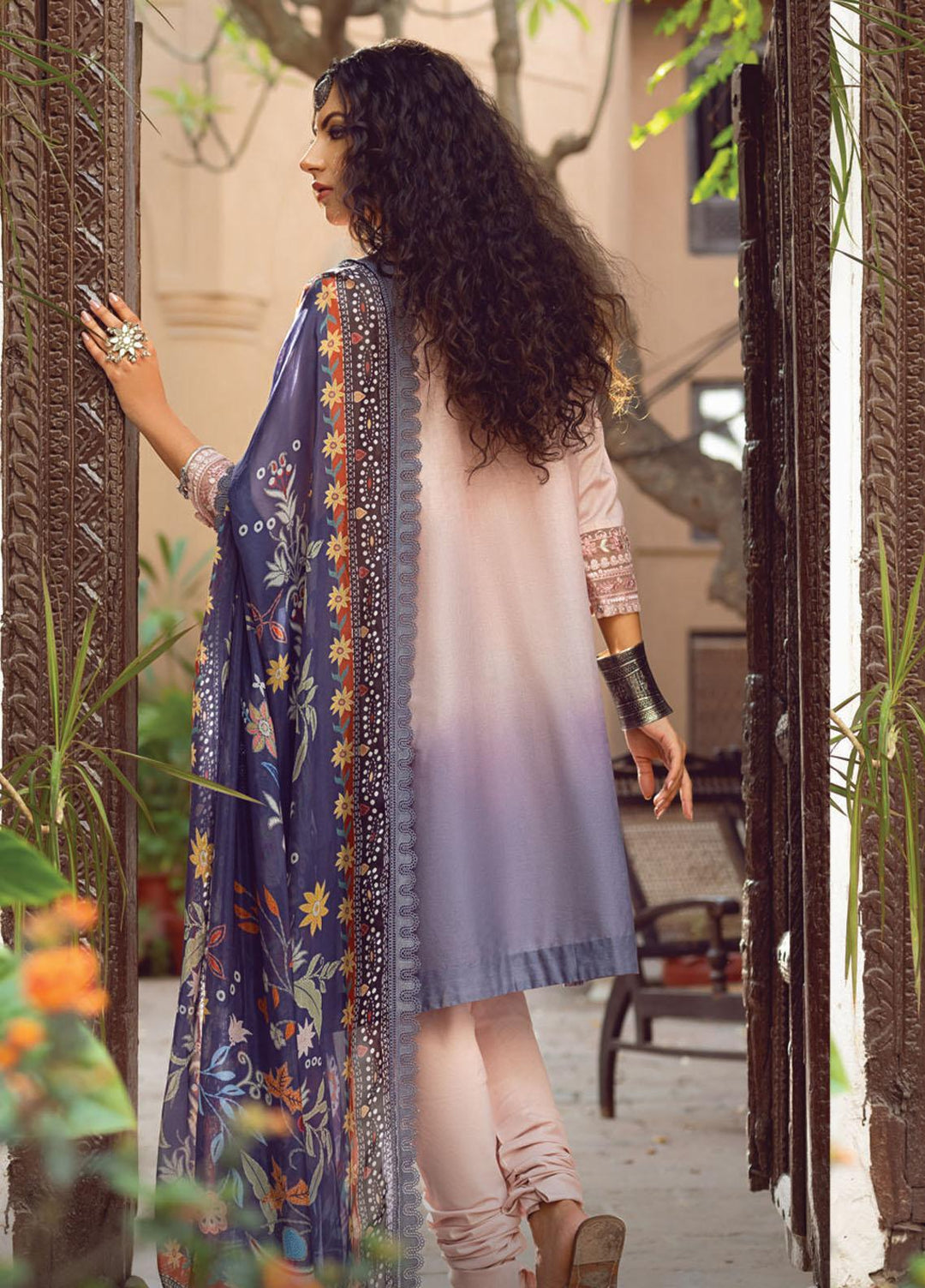 Kinaar by Shiza Hassan Embroidered Lawn Suits Unstitched 3 Piece SH21KN MEHERSA - Luxury Collection