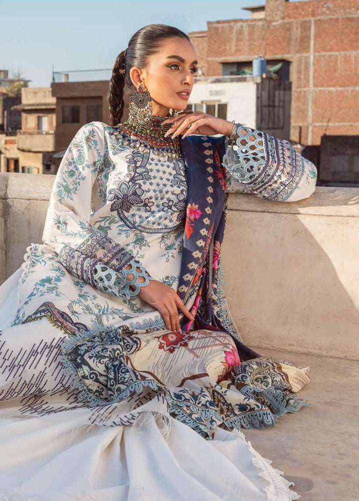 Kinaar by Shiza Hassan Embroidered Lawn Suits Unstitched 3 Piece SH23K SHZ-03 Amber - Summer Collection