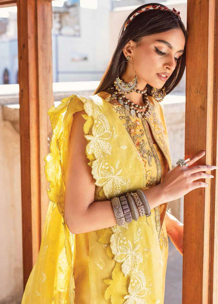 Kinaar by Shiza Hassan Embroidered Lawn Suits Unstitched 3 Piece SH23K SHZ-05 Amira - Summer Collection