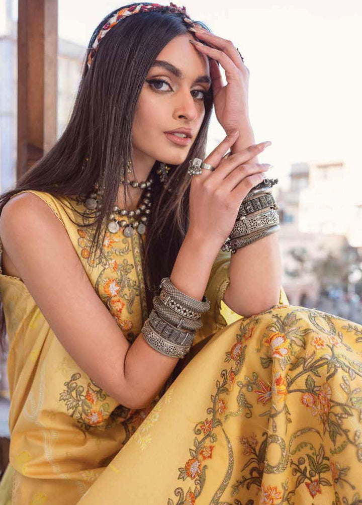 Kinaar by Shiza Hassan Embroidered Lawn Suits Unstitched 3 Piece SH23K SHZ-05 Amira - Summer Collection