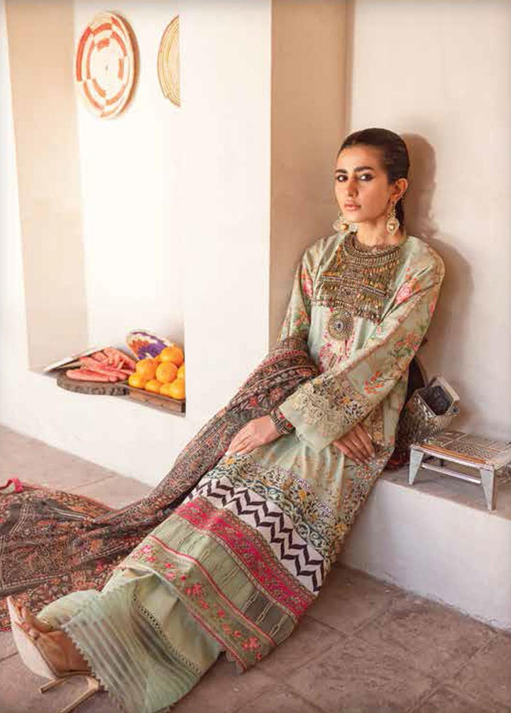 Kinaar by Shiza Hassan Embroidered Lawn Suits Unstitched 3 Piece SH23K SHZ-07 Maahiru - Summer Collection