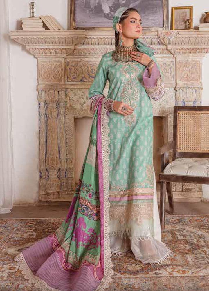 Kinaar by Shiza Hassan Embroidered Lawn Suits Unstitched 3 Piece SH23K SHZ-12 Afrozeh - Summer Collection