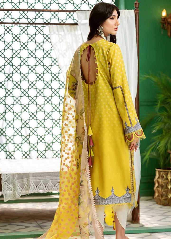 Kinaar Khwaab By Shiza Hassan Embroidered Lawn Suits Unstitched 3 Piece SH22KK KH-01 Meena - Spring / Summer Collection