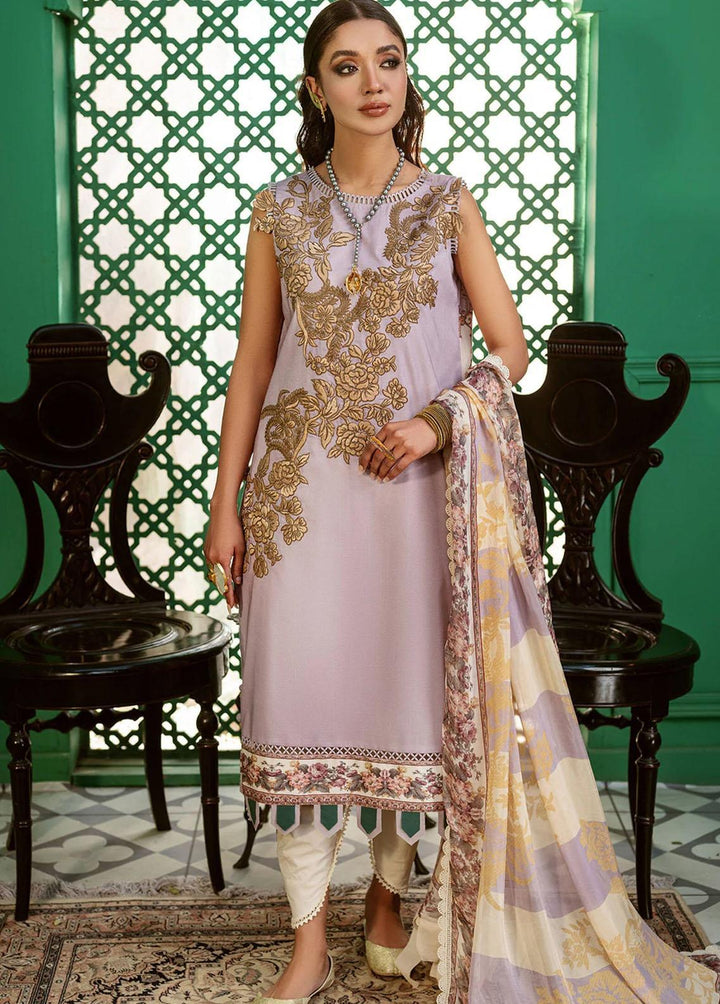 Kinaar Khwaab By Shiza Hassan Embroidered Lawn Suits Unstitched 3 Piece SH22KK KH-09 Meela - Spring / Summer Collection