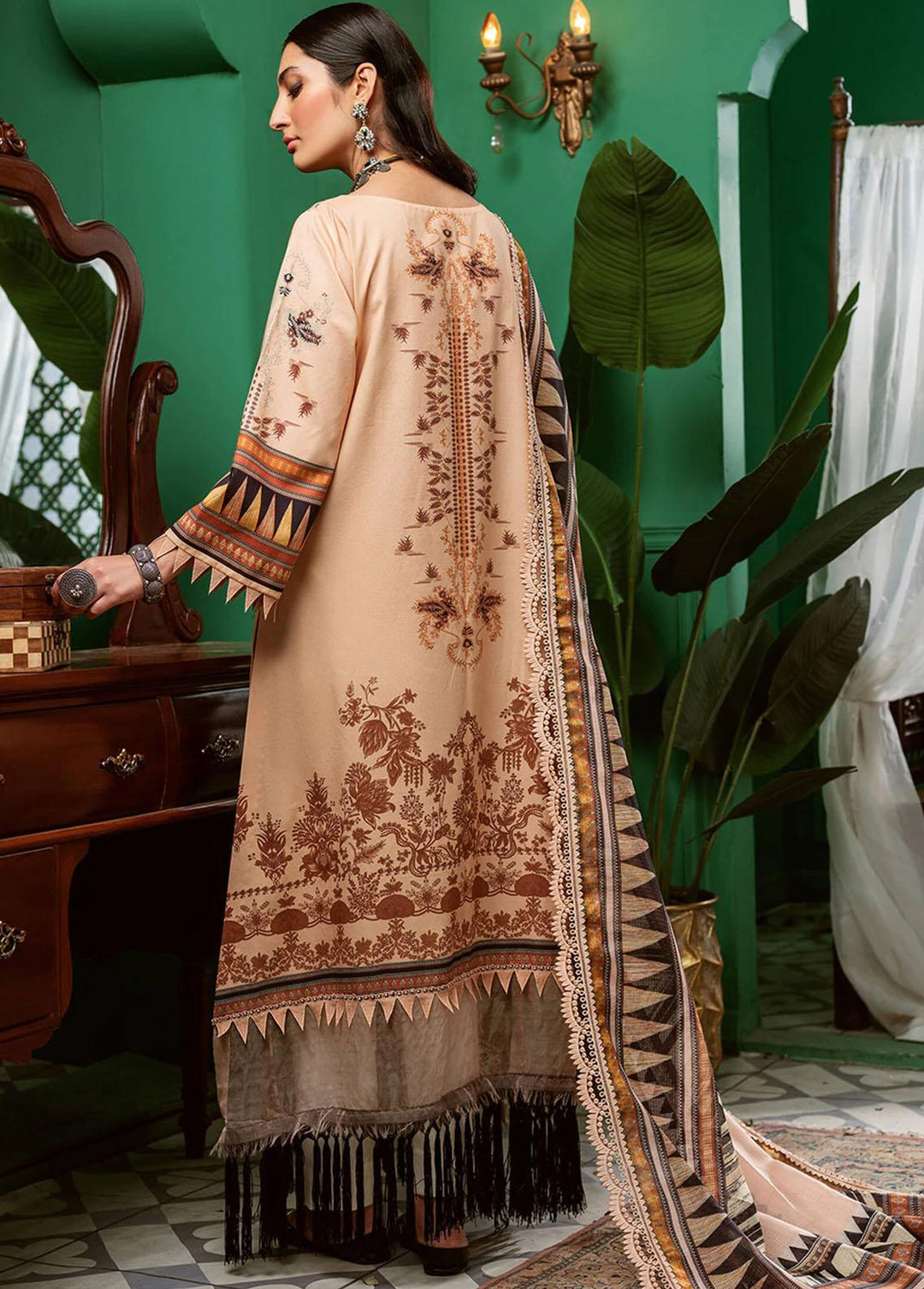 Kinaar Khwaab By Shiza Hassan Embroidered Lawn Suits Unstitched 3 Piece SH22KK KH-10 Zavosh - Spring / Summer Collection