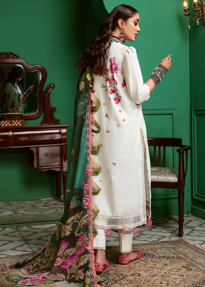 Kinaar Khwaab By Shiza Hassan Embroidered Lawn Suits Unstitched 3 Piece SH22KK KH-11 Qarah - Spring / Summer Collection