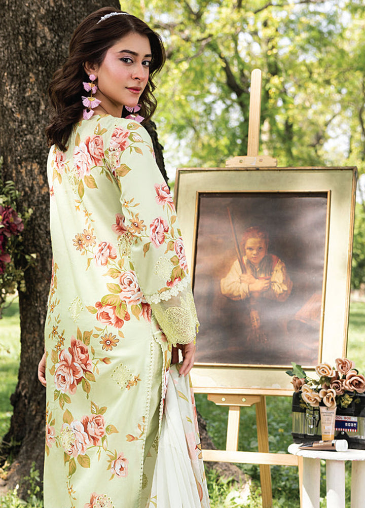 Koel by Humdum Chikankari Lawn Suits Unstitched 3 Piece HD25KC D-04 - Summer Collection