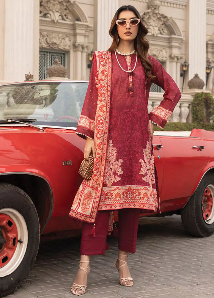 Komal by Lakhany Printed Lawn Suit Unstitched 3 Piece LSM25K LG-AR-0116 - Summer Collection