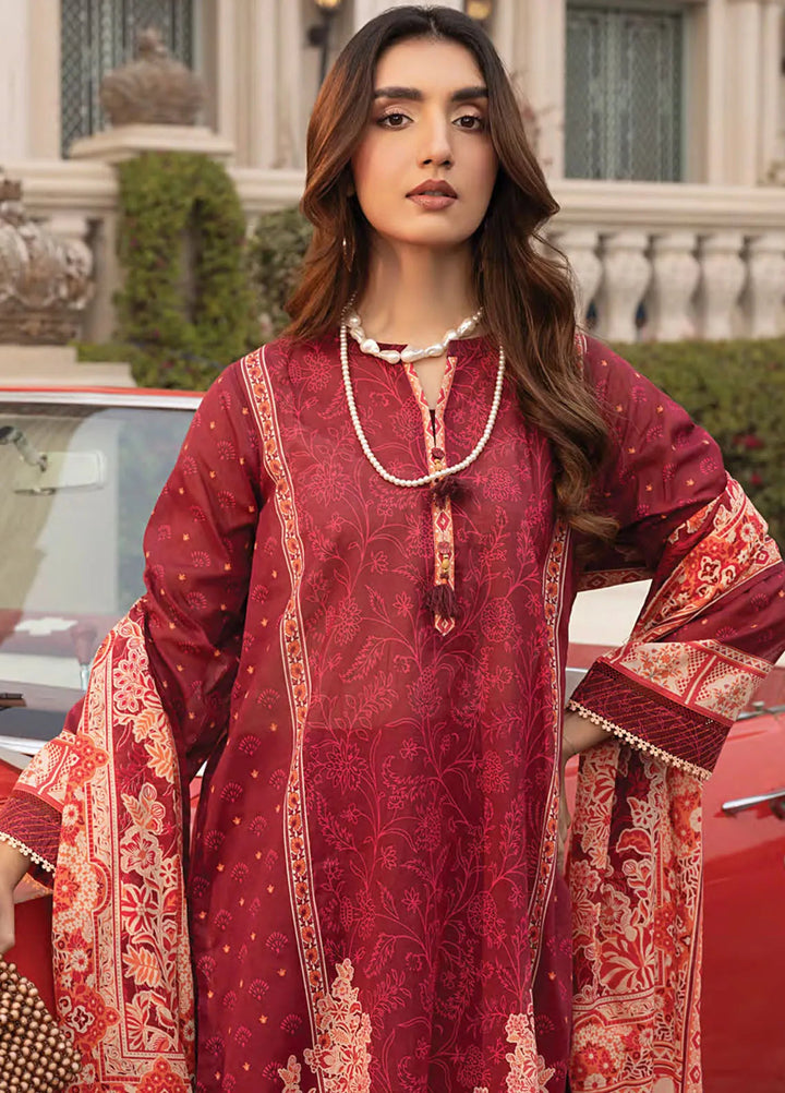 Komal by Lakhany Printed Lawn Suit Unstitched 3 Piece LSM25K LG-AR-0116 - Summer Collection