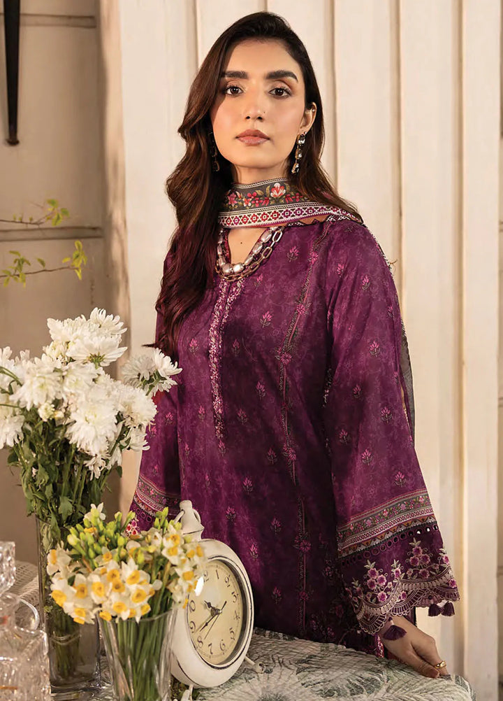 Komal by Lakhany Printed Lawn Suit Unstitched 3 Piece LSM25K LG-AR-0133 - Summer Collection