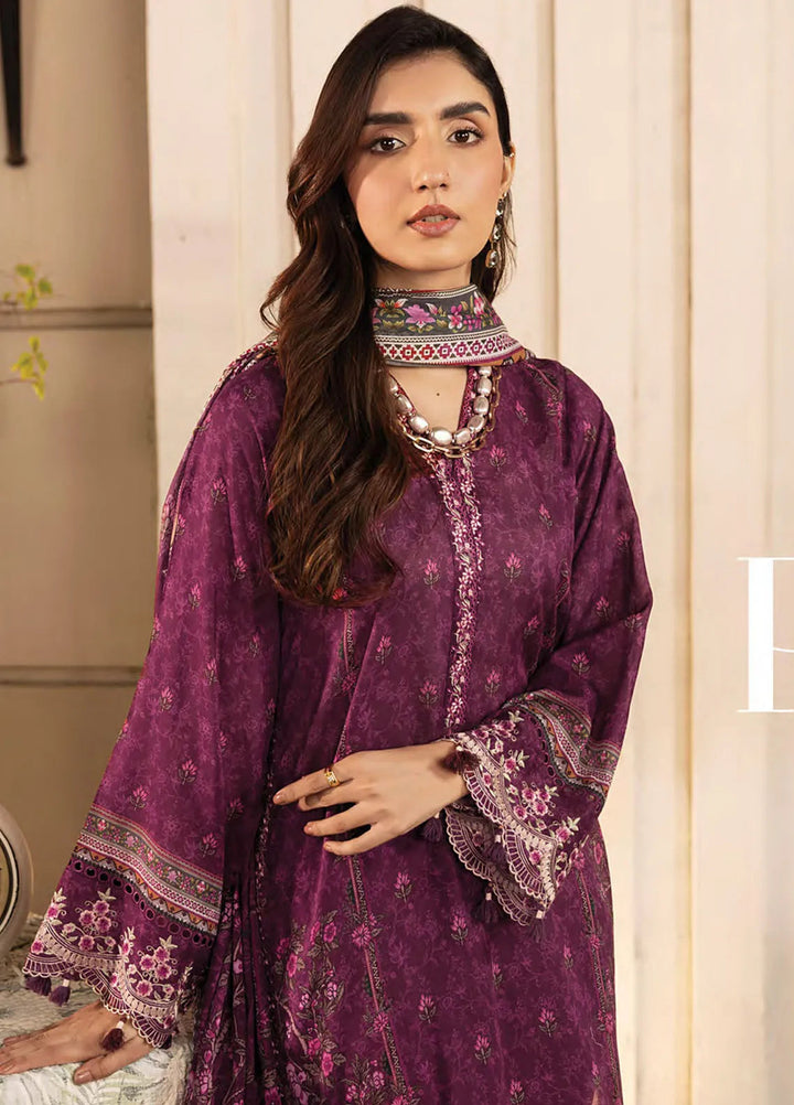 Komal by Lakhany Printed Lawn Suit Unstitched 3 Piece LSM25K LG-AR-0133 - Summer Collection