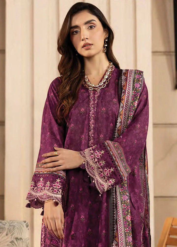Komal by Lakhany Printed Lawn Suit Unstitched 3 Piece LSM25K LG-AR-0133 - Summer Collection