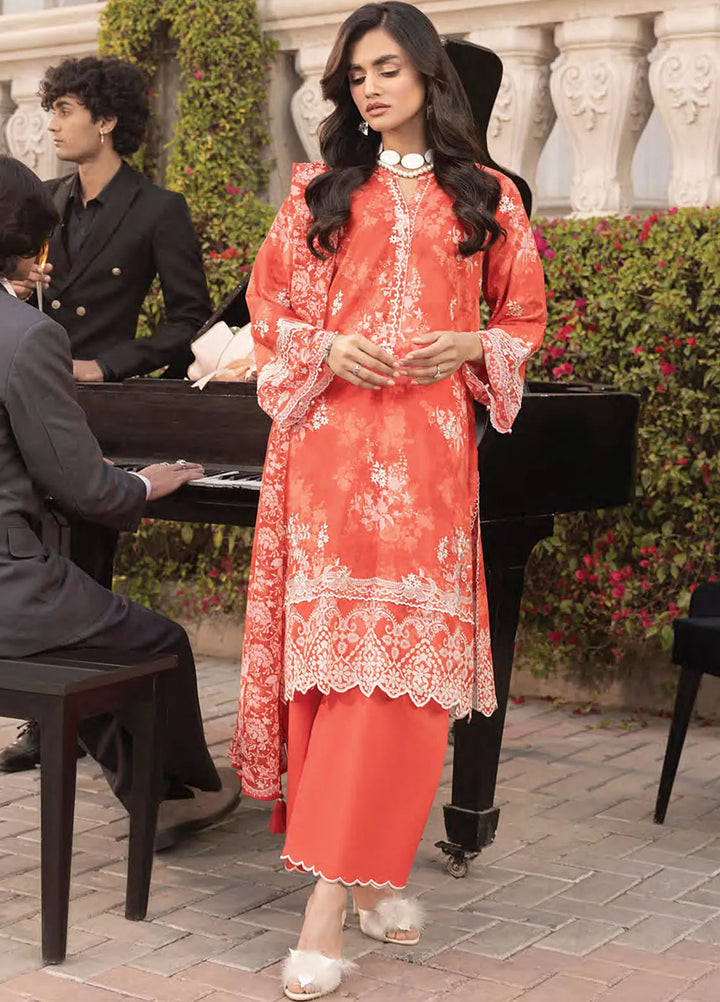 Komal by Lakhany Printed Lawn Suit Unstitched 3 Piece LSM25K LG-MM-0251 - Summer Collection